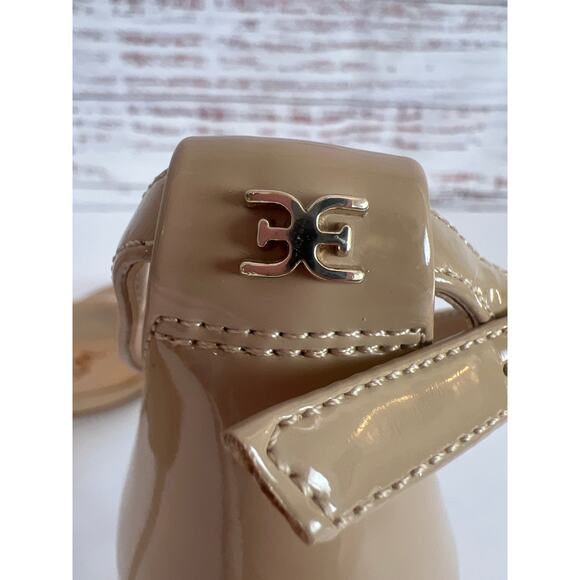 Sam Edelman Patti Ankle Strap Heeled Sandals Nude 7M - Picture 5 of 11